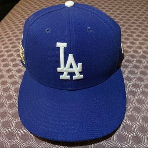 LA Dodgers World Series Champions 2020 Fitted Cap